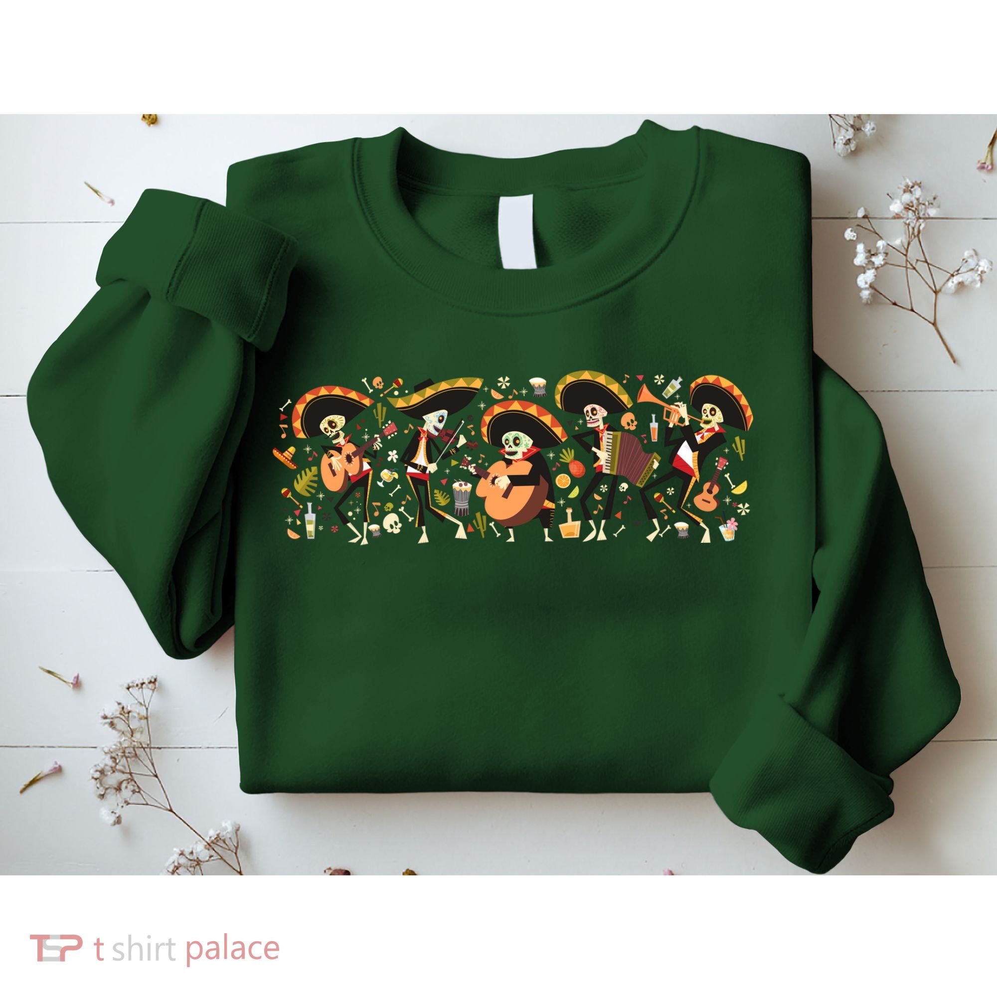 Day Of The dead Mariachi  Sweatshirt