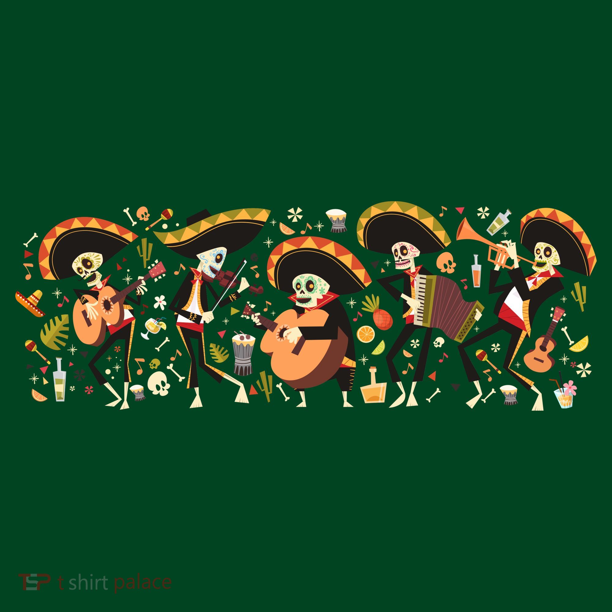 Day Of The dead Mariachi  Sweatshirt