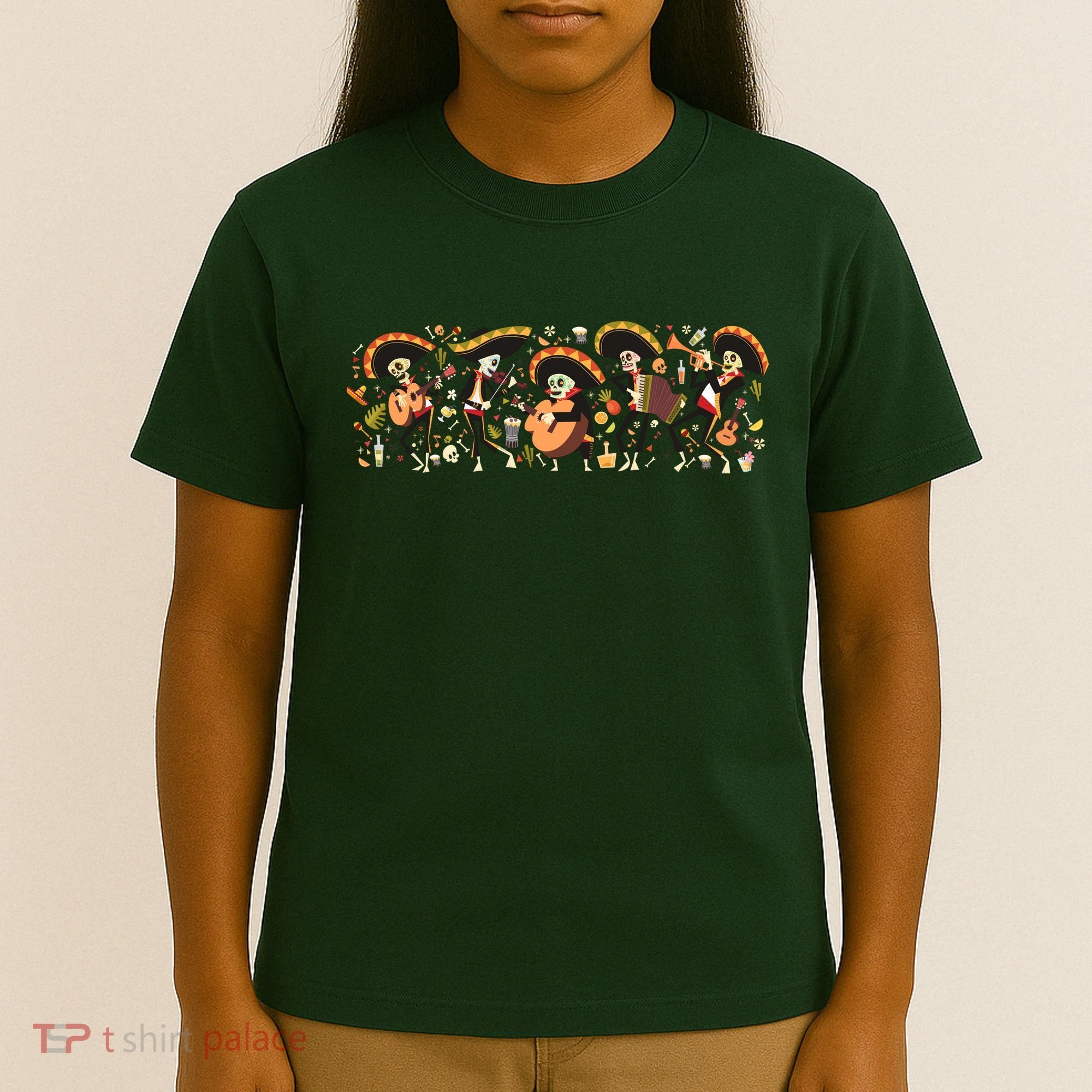 Day Of The dead Mariachi  T-Shirt