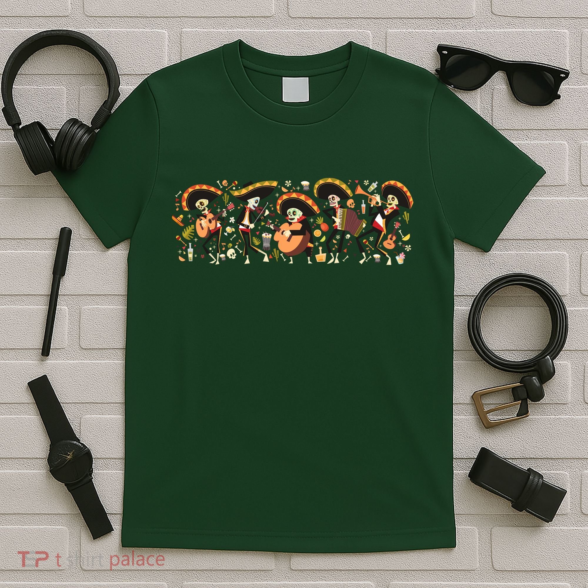 Day Of The dead Mariachi  T-Shirt