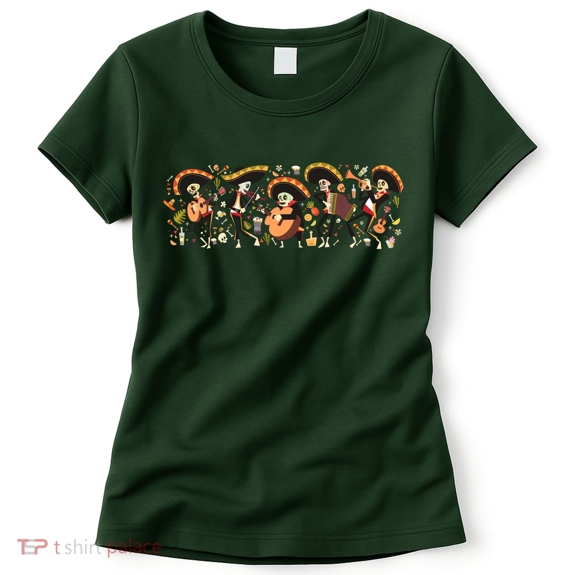 Day Of The dead Mariachi  Women's T-Shirt