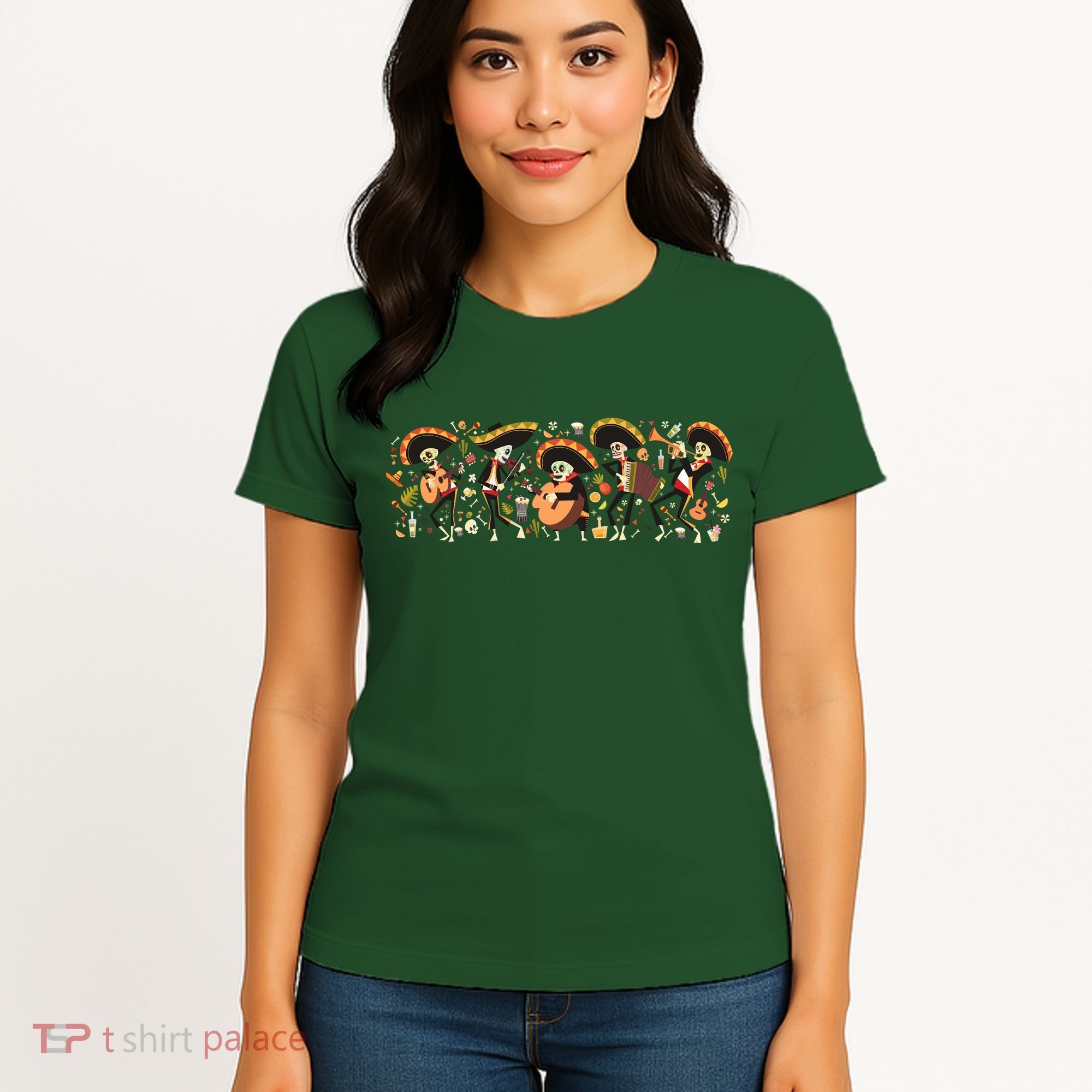 Day Of The dead Mariachi  Women's T-Shirt