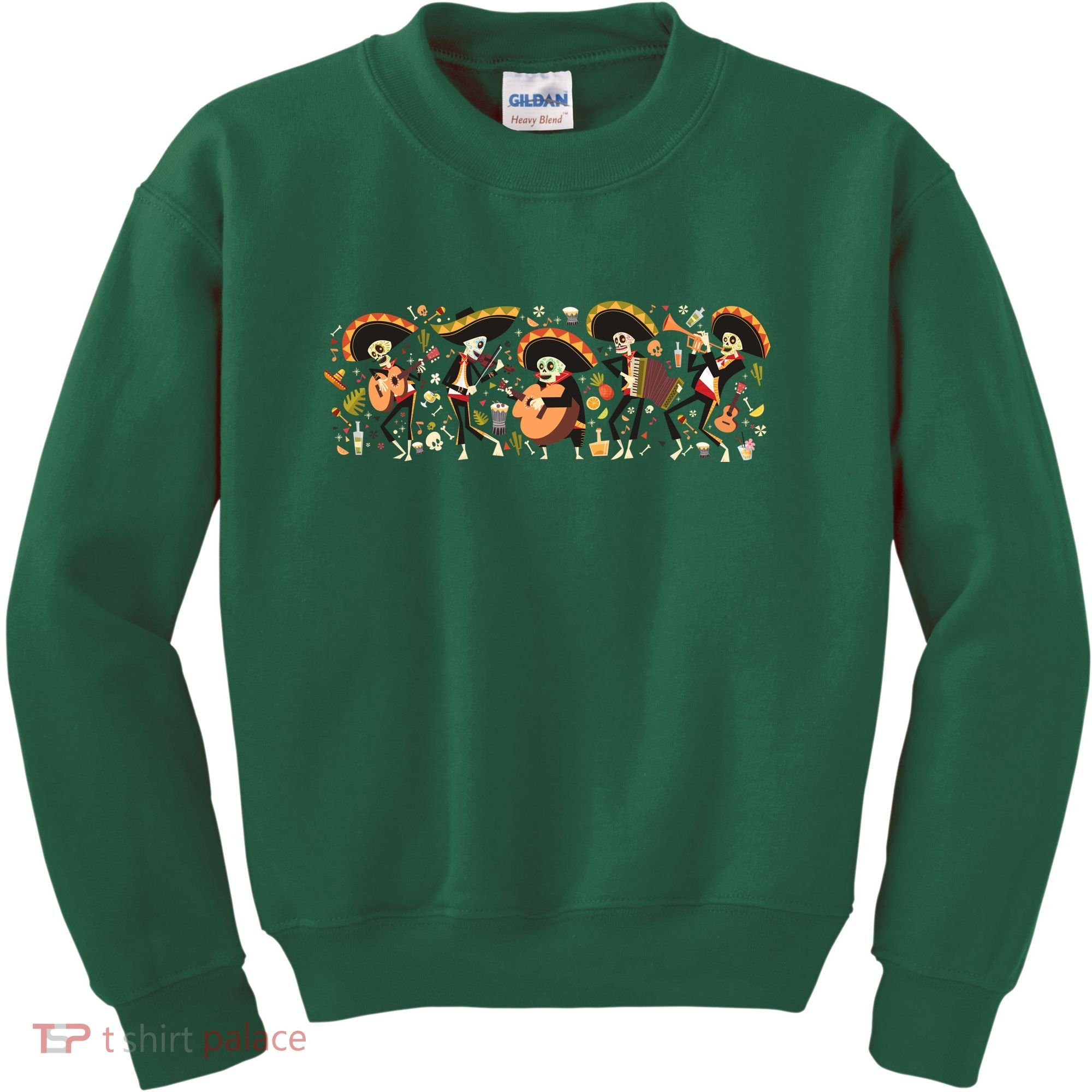 Day Of The dead Mariachi  Kids Sweatshirt