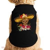 Day Of The Dead Mexican Skull Doggie Tank thumb 0