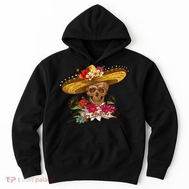 Day Of The Dead Mexican Skull Hoodie