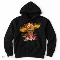 Day Of The Dead Mexican Skull Hoodie thumb 0