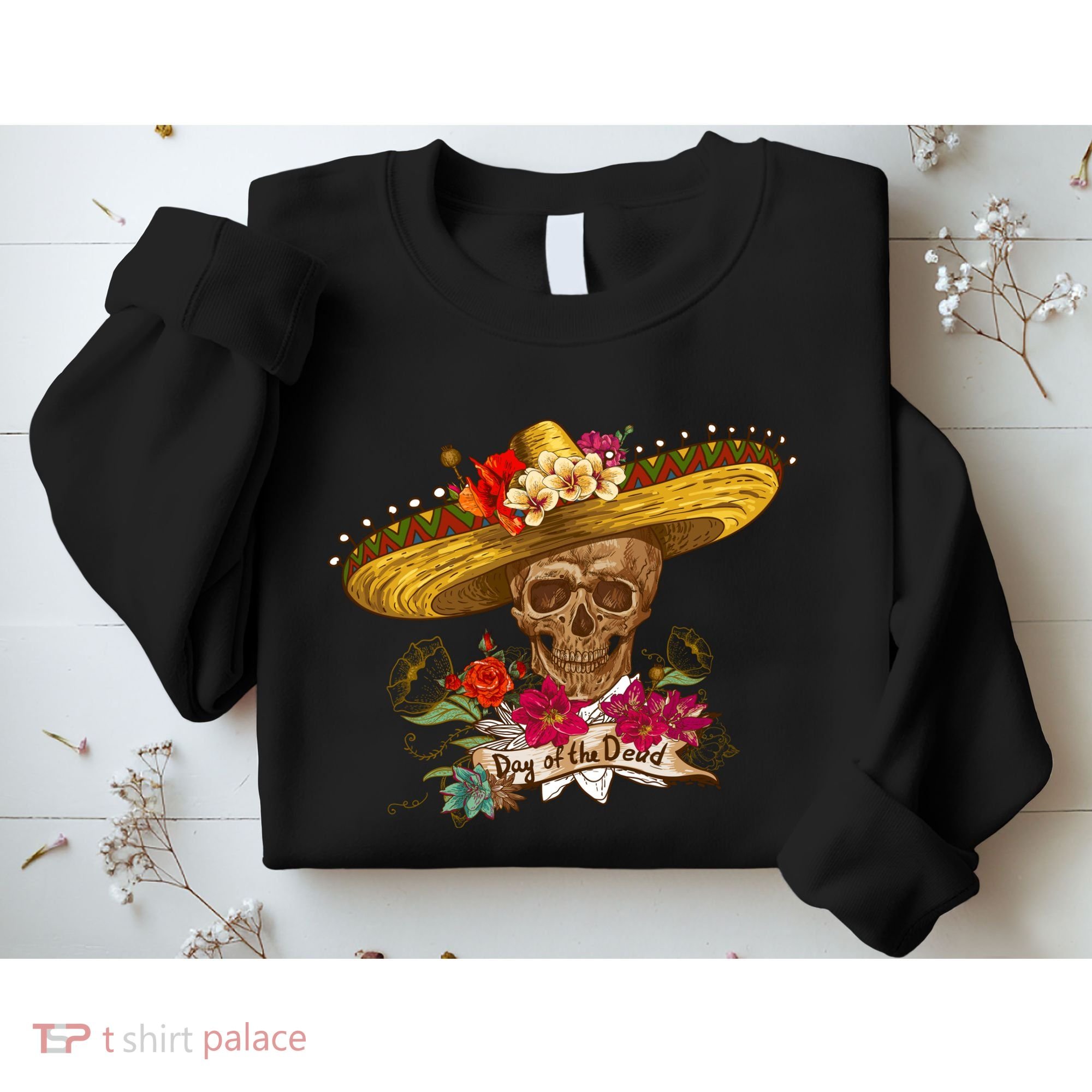 Day Of The Dead Mexican Skull Sweatshirt