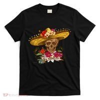 Day Of The Dead Mexican Skull T-Shirt thumb 0