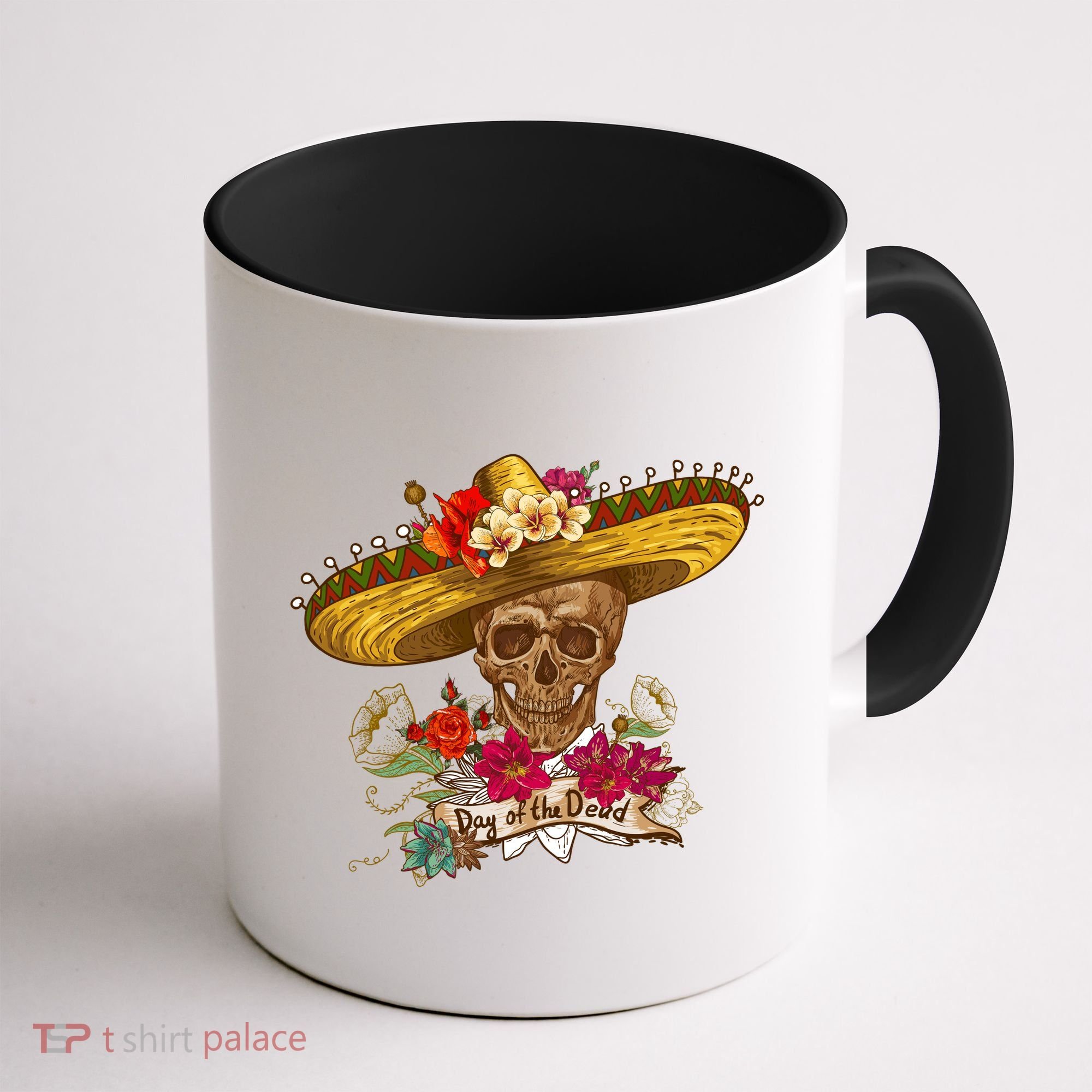 Day Of The Dead Mexican Skull Coffee Mug