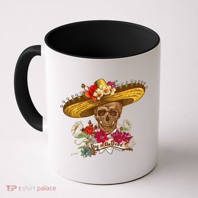 Day Of The Dead Mexican Skull Coffee Mug