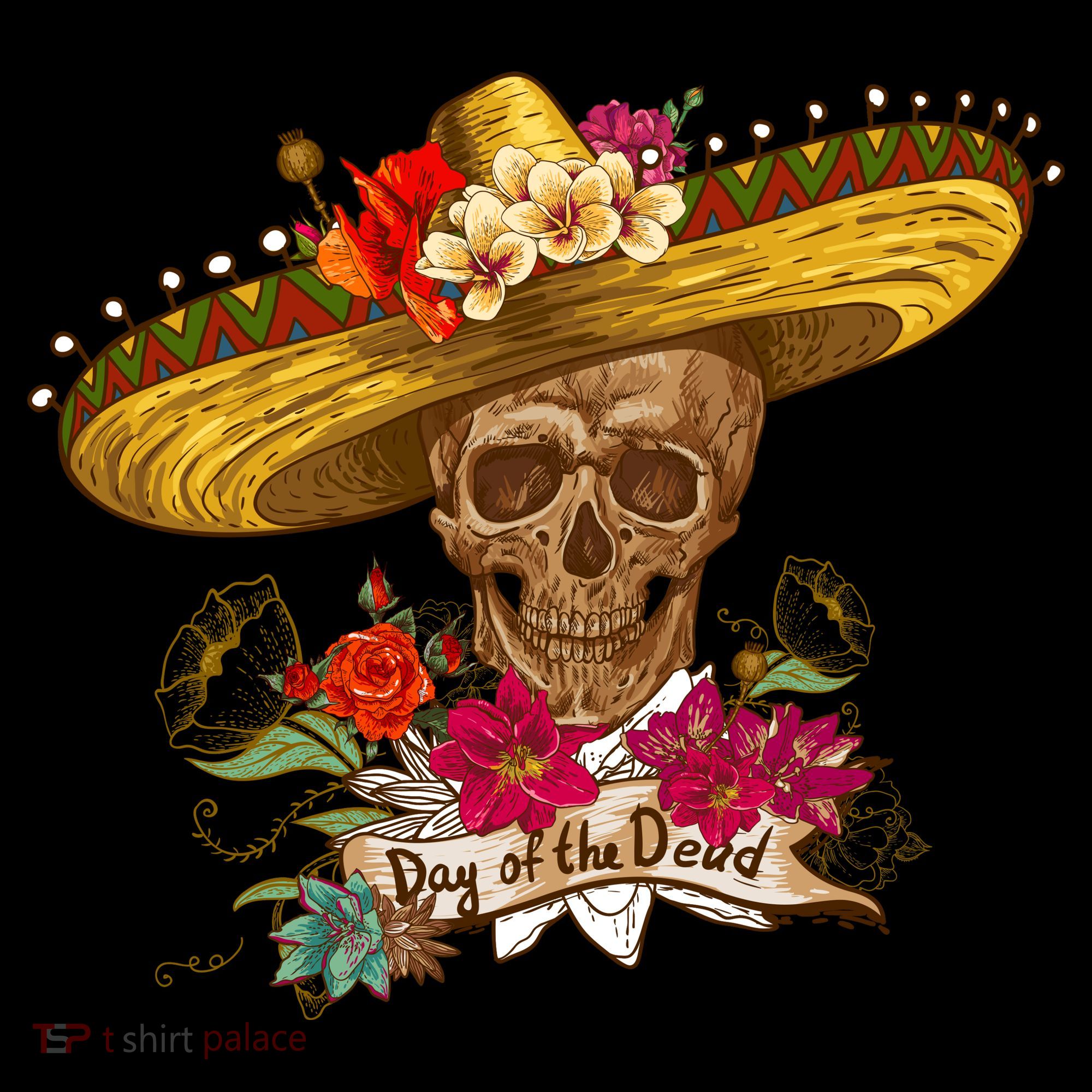 Day Of The Dead Mexican Skull Coffee Mug