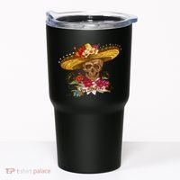 Day Of The Dead Mexican Skull Tumbler thumb 0