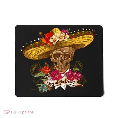 Day Of The Dead Mexican Skull Mousepad