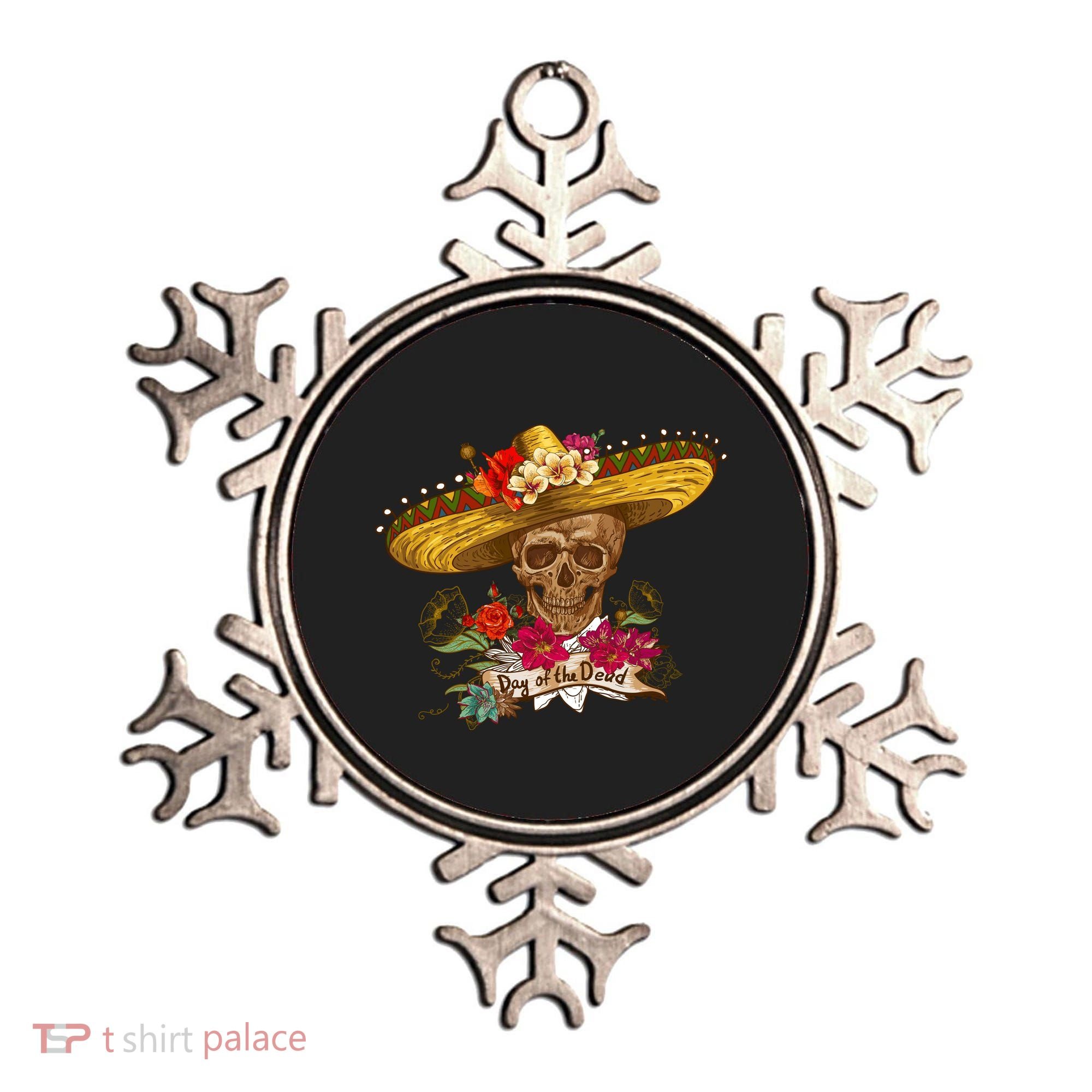 Day Of The Dead Mexican Skull Ornament