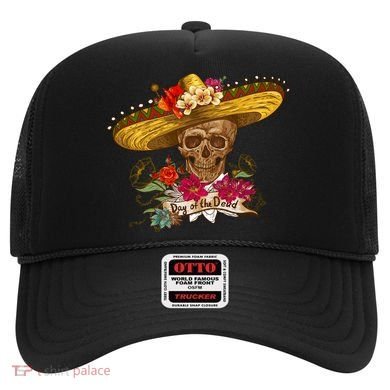 Day Of The Dead Mexican Skull Hat