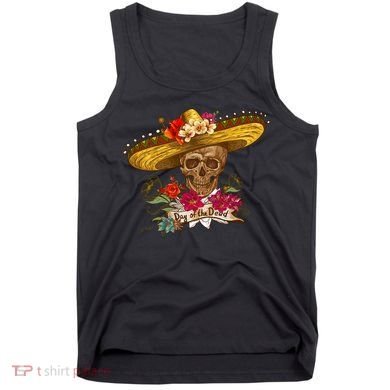 Day Of The Dead Mexican Skull Tank Top