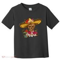 Day Of The Dead Mexican Skull Toddler T-Shirt thumb 0