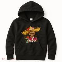 Day Of The Dead Mexican Skull Kids Hoodie thumb 0