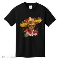 Day Of The Dead Mexican Skull Kids T-Shirt thumb 0