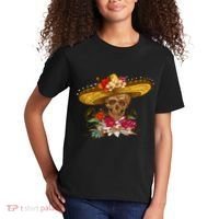 Day Of The Dead Mexican Skull Kids T-Shirt thumb 2