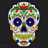 Day of the Dead Skull dia de los Muertos Women's Sweatshirt thumb 2