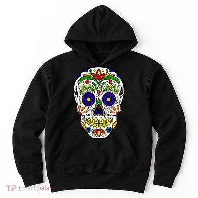 Day of the Dead Skull dia de los Muertos Hoodie