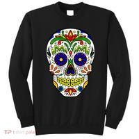 Day of the Dead Skull dia de los Muertos Sweatshirt thumb 0