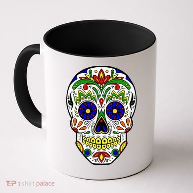 Day of the Dead Skull dia de los Muertos Coffee Mug