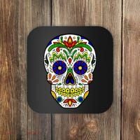 Day of the Dead Skull dia de los Muertos Coaster thumb 0