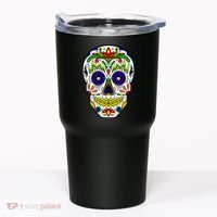 Day of the Dead Skull dia de los Muertos Tumbler thumb 0