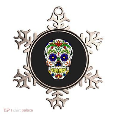 Day of the Dead Skull dia de los Muertos Ornament