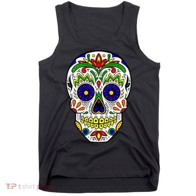 Day of the Dead Skull dia de los Muertos Tank Top