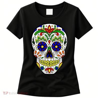 Day of the Dead Skull dia de los Muertos Women's T-Shirt