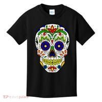 Day of the Dead Skull dia de los Muertos Kids T-Shirt thumb 0