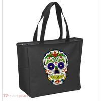Day of the Dead Skull dia de los Muertos Tote Bag thumb 2