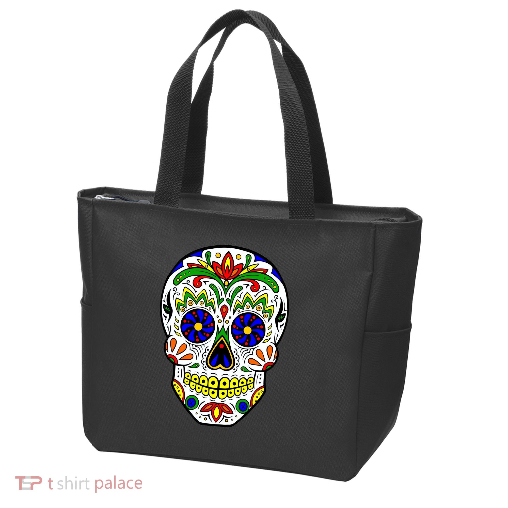 Day of the Dead Skull dia de los Muertos Tote Bag