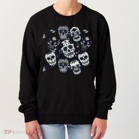 Day Of The Dead Skull Mash Up Women's Sweatshirt thumb 0