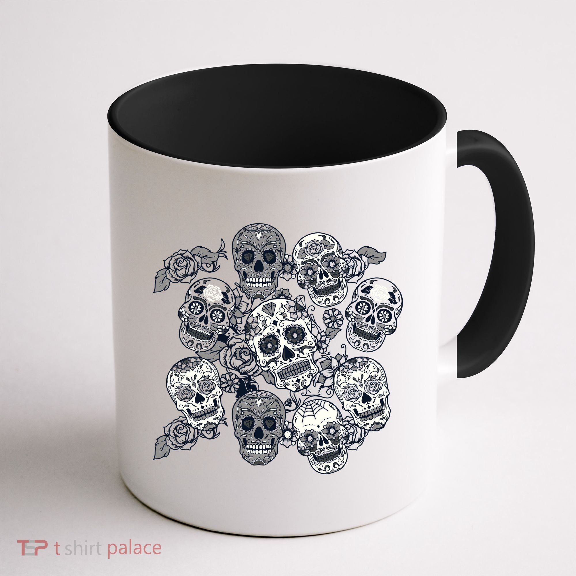Day Of The Dead Skull Mash Up Coffee Mug