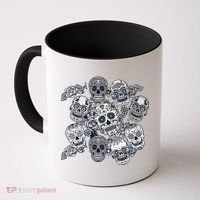 Day Of The Dead Skull Mash Up Coffee Mug thumb 0