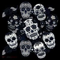 Day Of The Dead Skull Mash Up Coffee Mug thumb 5