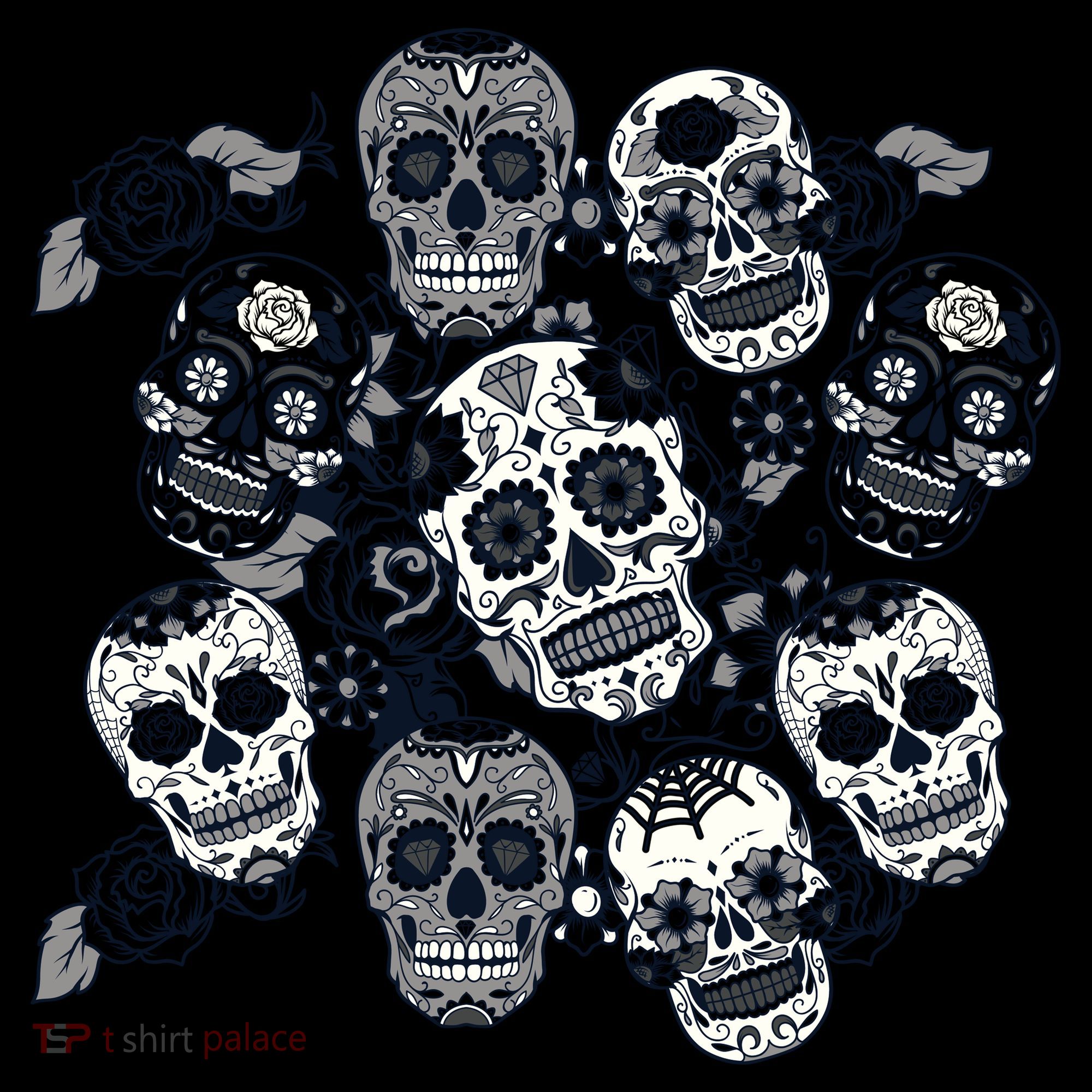 Day Of The Dead Skull Mash Up Coffee Mug