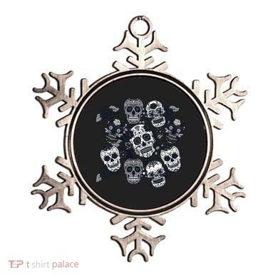 Day Of The Dead Skull Mash Up Ornament