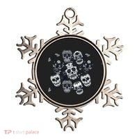 Day Of The Dead Skull Mash Up Ornament thumb 0