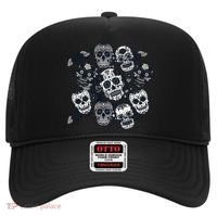 Day Of The Dead Skull Mash Up Hat thumb 0