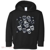 Day Of The Dead Skull Mash Up Toddler Hoodie thumb 0