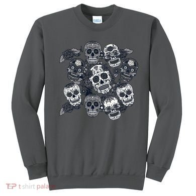 Day Of The Dead Skull Mash Up Sweatshirt