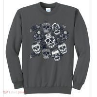 Day Of The Dead Skull Mash Up Sweatshirt thumb 0