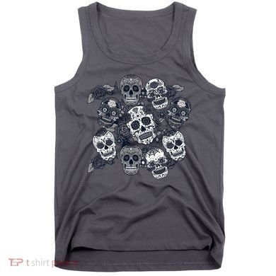 Day Of The Dead Skull Mash Up Tank Top