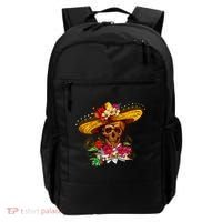 Day of the Dead Sugar Skull Sombrero Backpack thumb 0