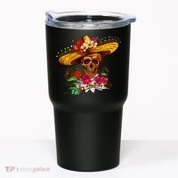 Day of the Dead Sugar Skull Sombrero Tumbler thumb 0